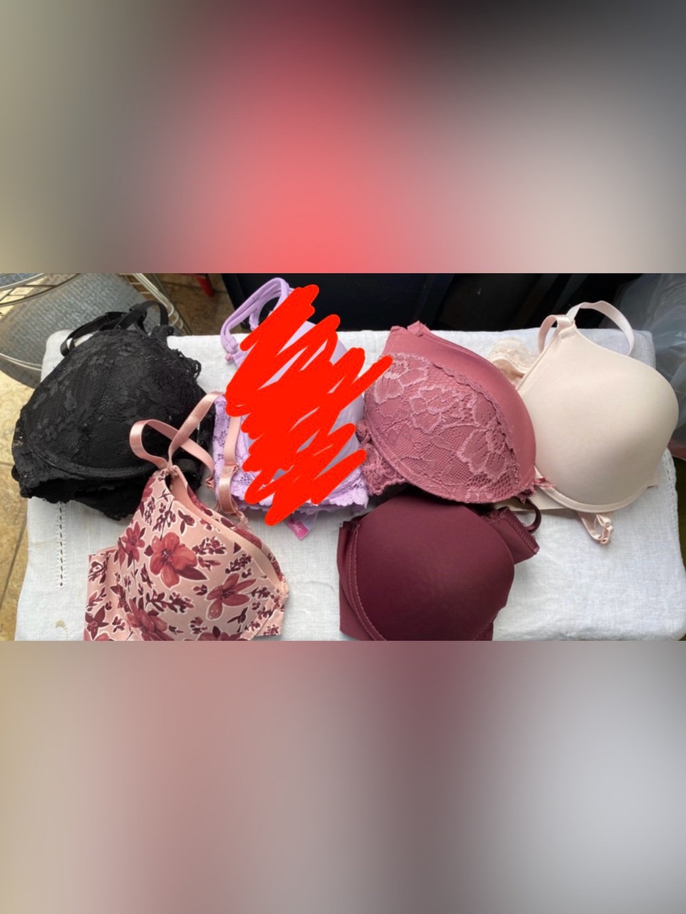 Women’s Lace & T-Shirt Bras - Pink, Lavender, Black, Burgundy, Cream